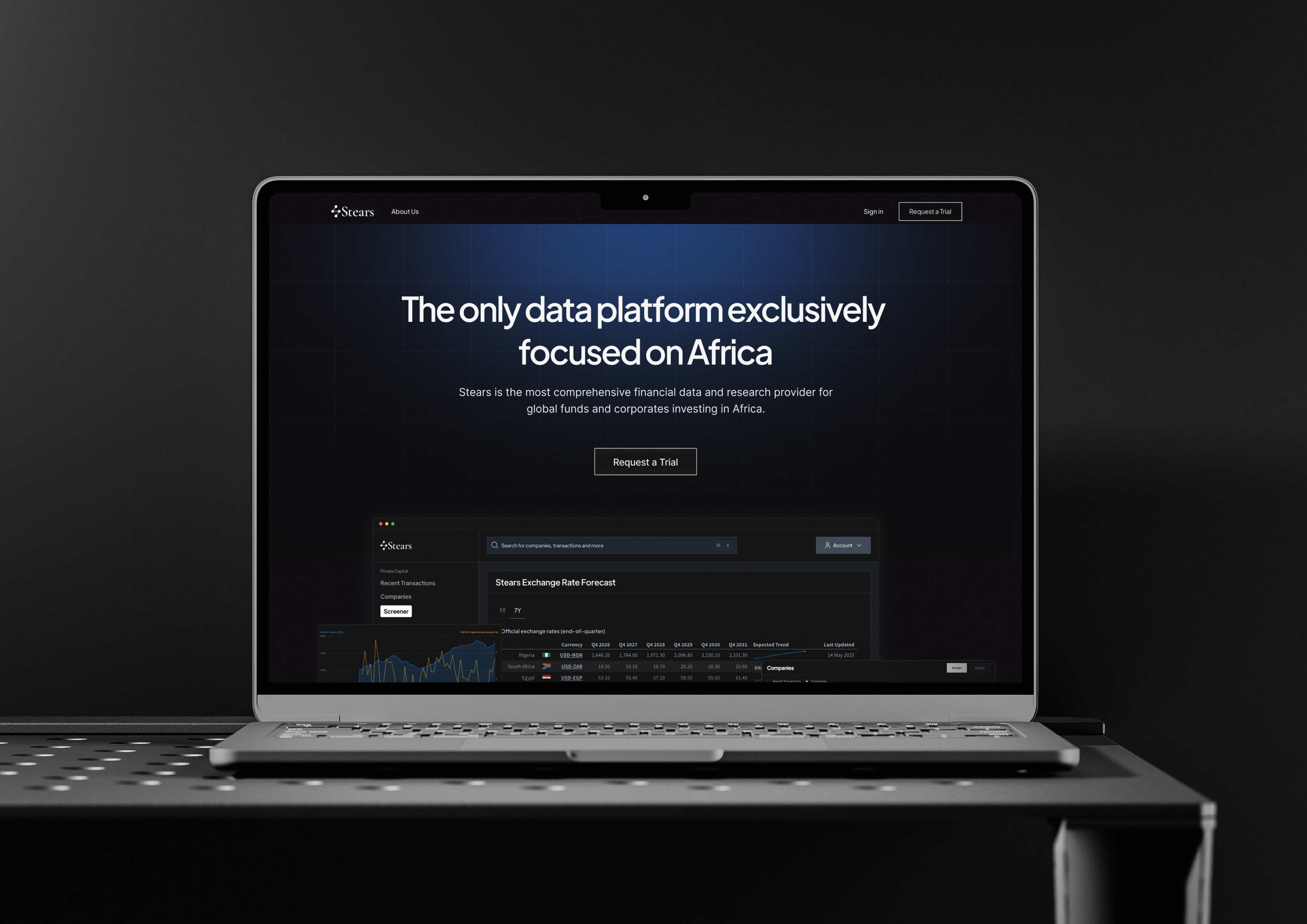 Stears Landing Page Redesign